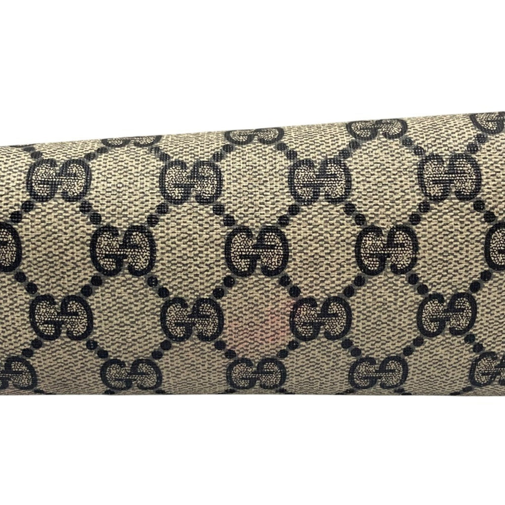 Gucci Gray Navy Gg Plus Tote Bag (Pre-Owned)