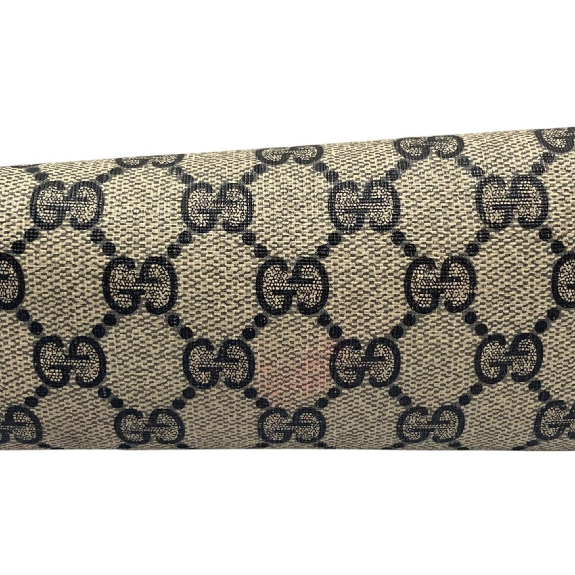 Gucci Gray Navy Gg Plus Tote Bag (Pre-Owned)