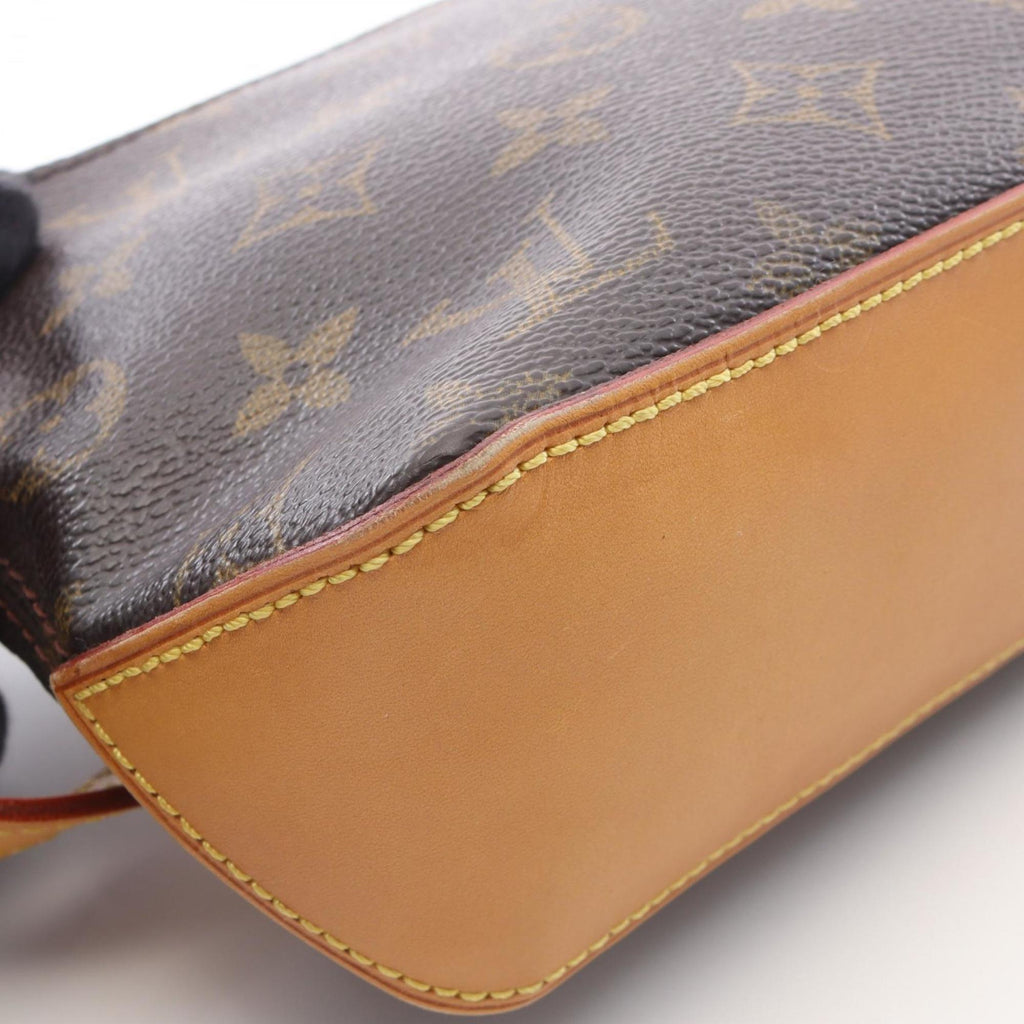Louis Vuitton Brown Monogram Pvc Coated Canvas Leather Shoulder Bag