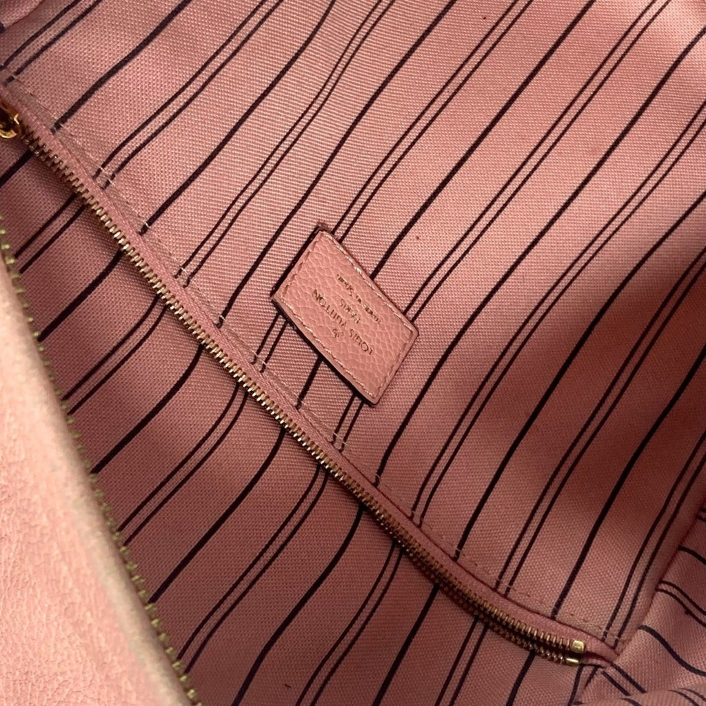 Louis Vuitton Galle Pink Monogram Empreinte Backpack