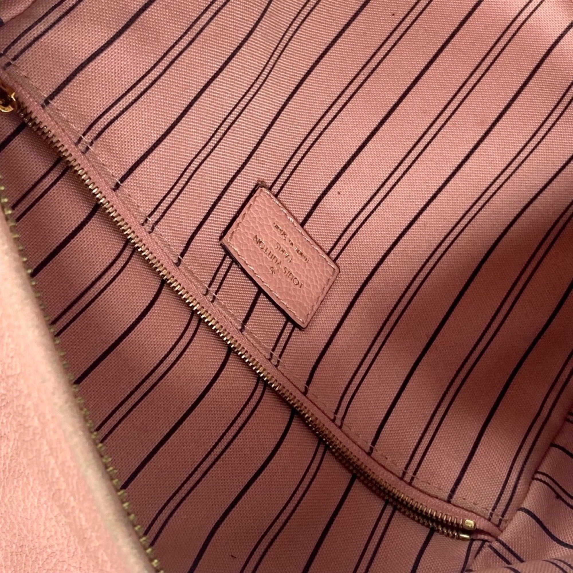 Louis Vuitton Galle Pink Monogram Empreinte Backpack