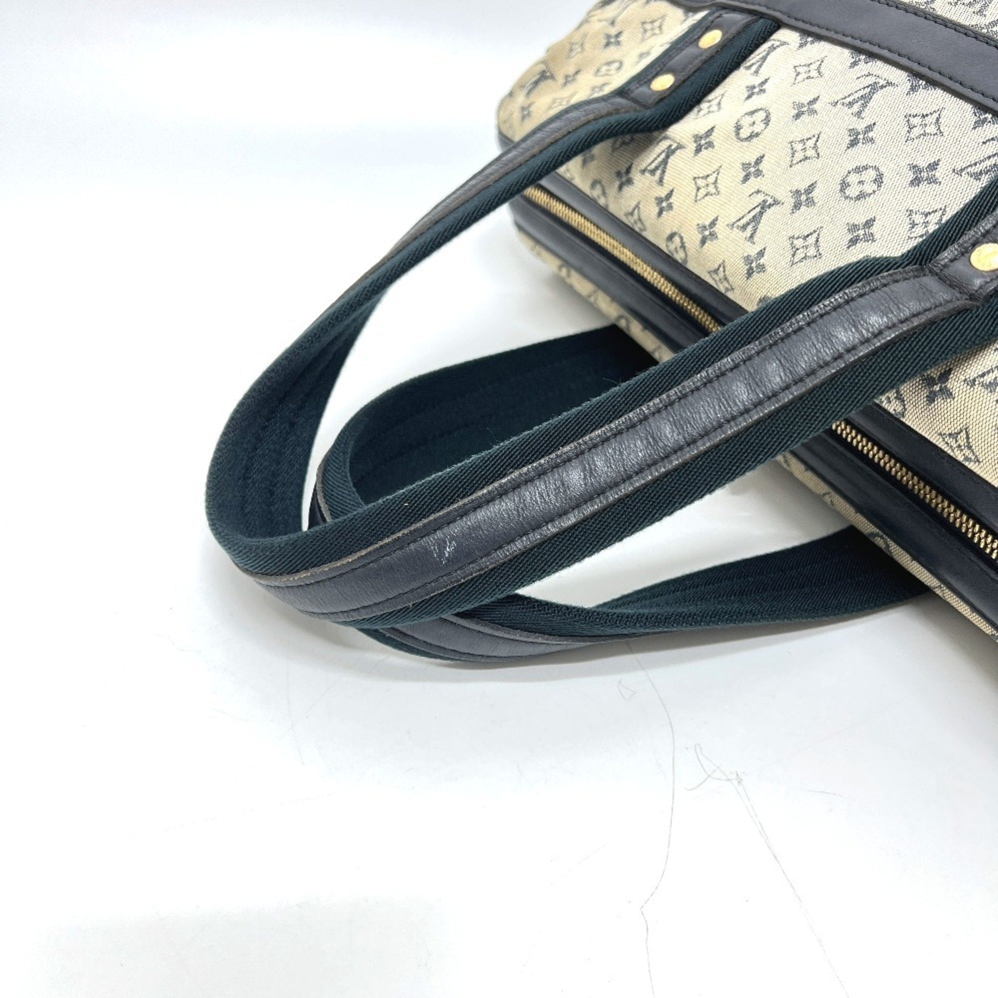 Louis Vuitton Galle Monogram Navy Monogram Mini Boston Bag Handbag