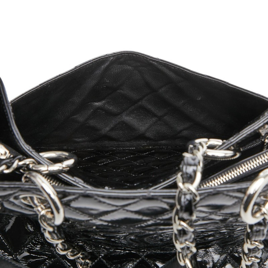Chanel Black Patent Leather Shoulder Bag