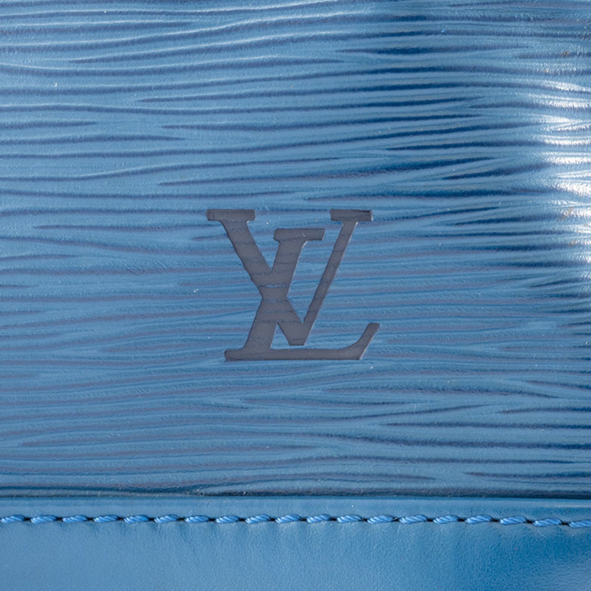 Louis Vuitton Toledo Blue Epi Leather Shoulder Bag