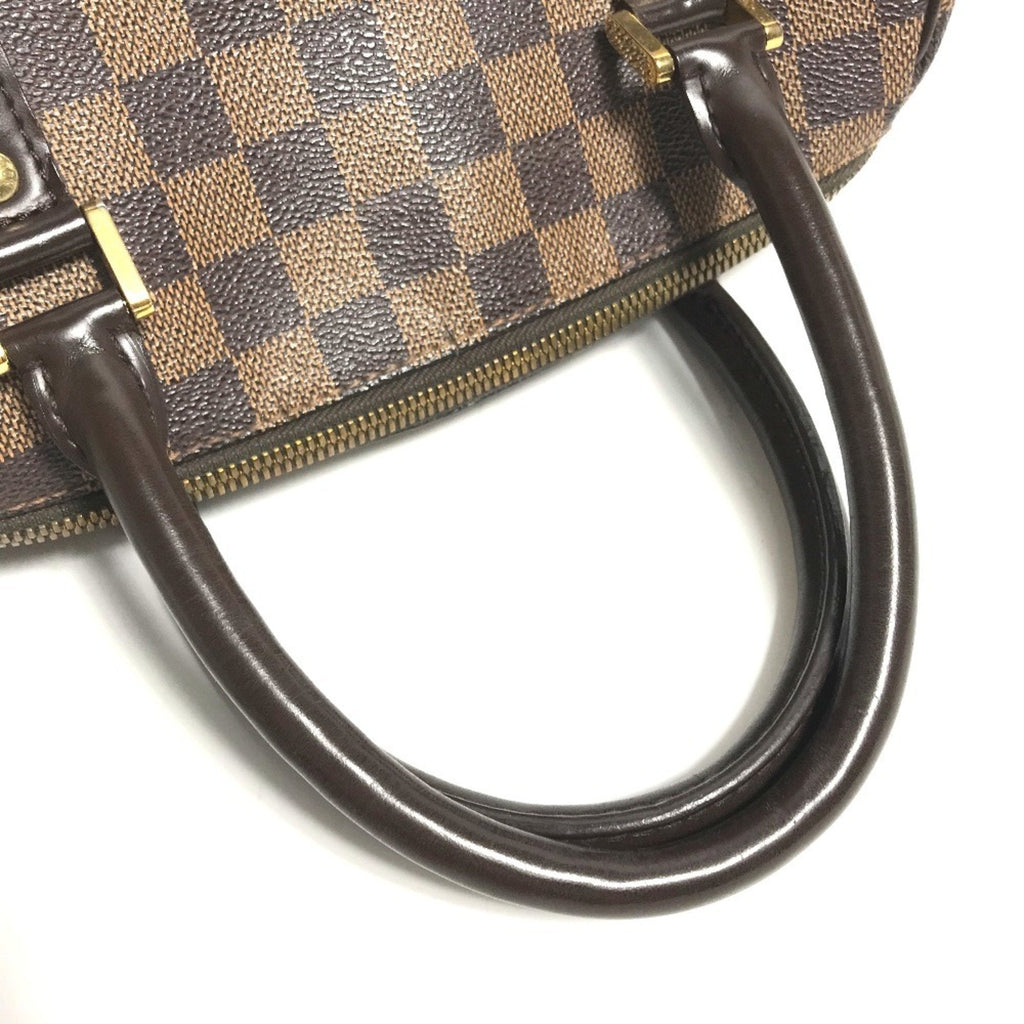 Louis Vuitton Brown Damier Canvas Ebene Damier Canvas Boston Bag Handbag