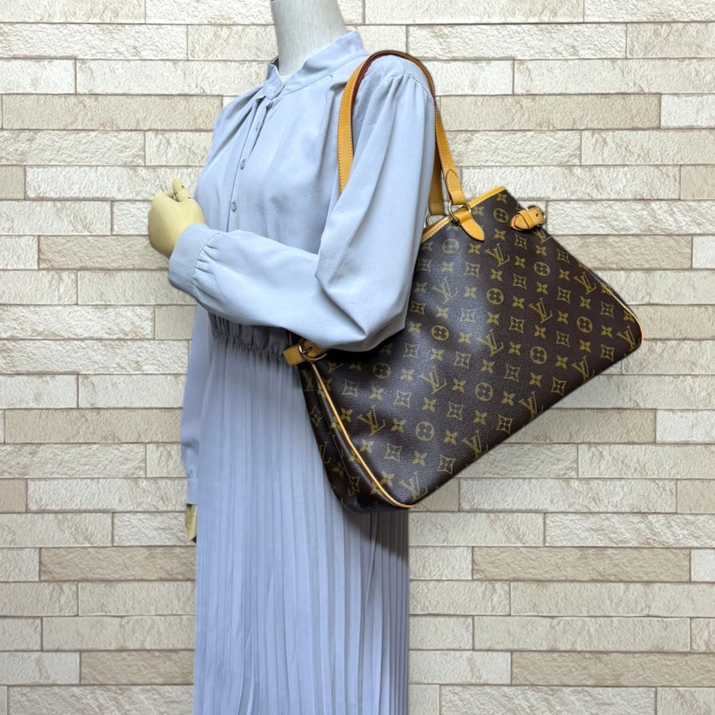 Louis Vuitton Brown Monogram Canvas Tote Bag
