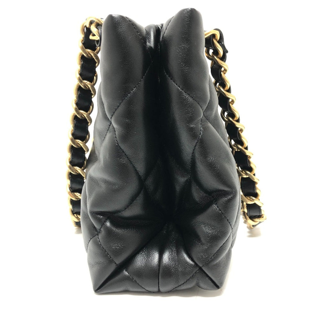 Chanel Black Leather Shoulder Bag