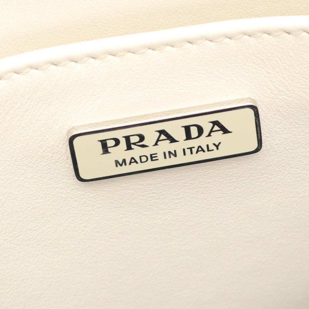 Prada White Leather Handbag