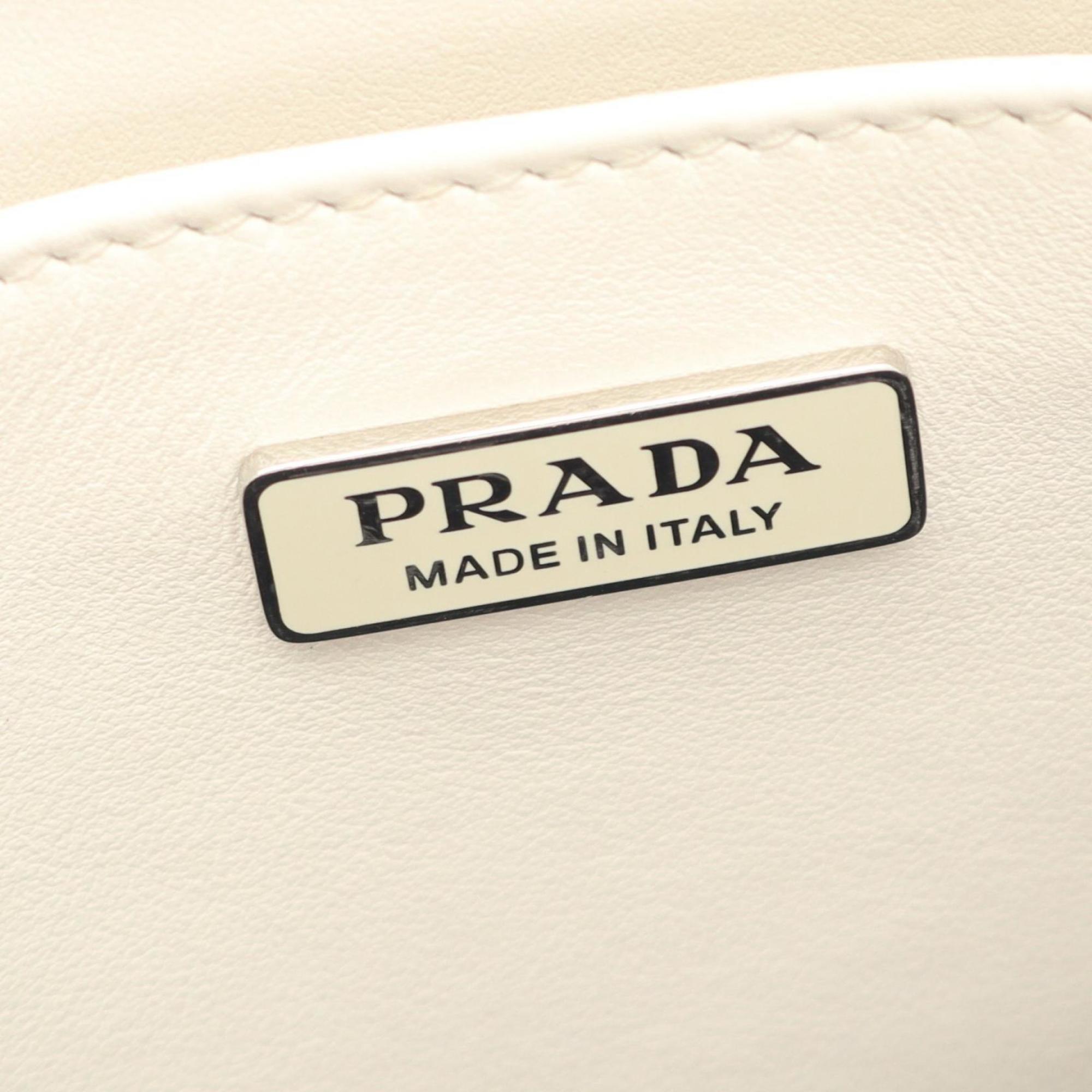 Prada White Leather Handbag