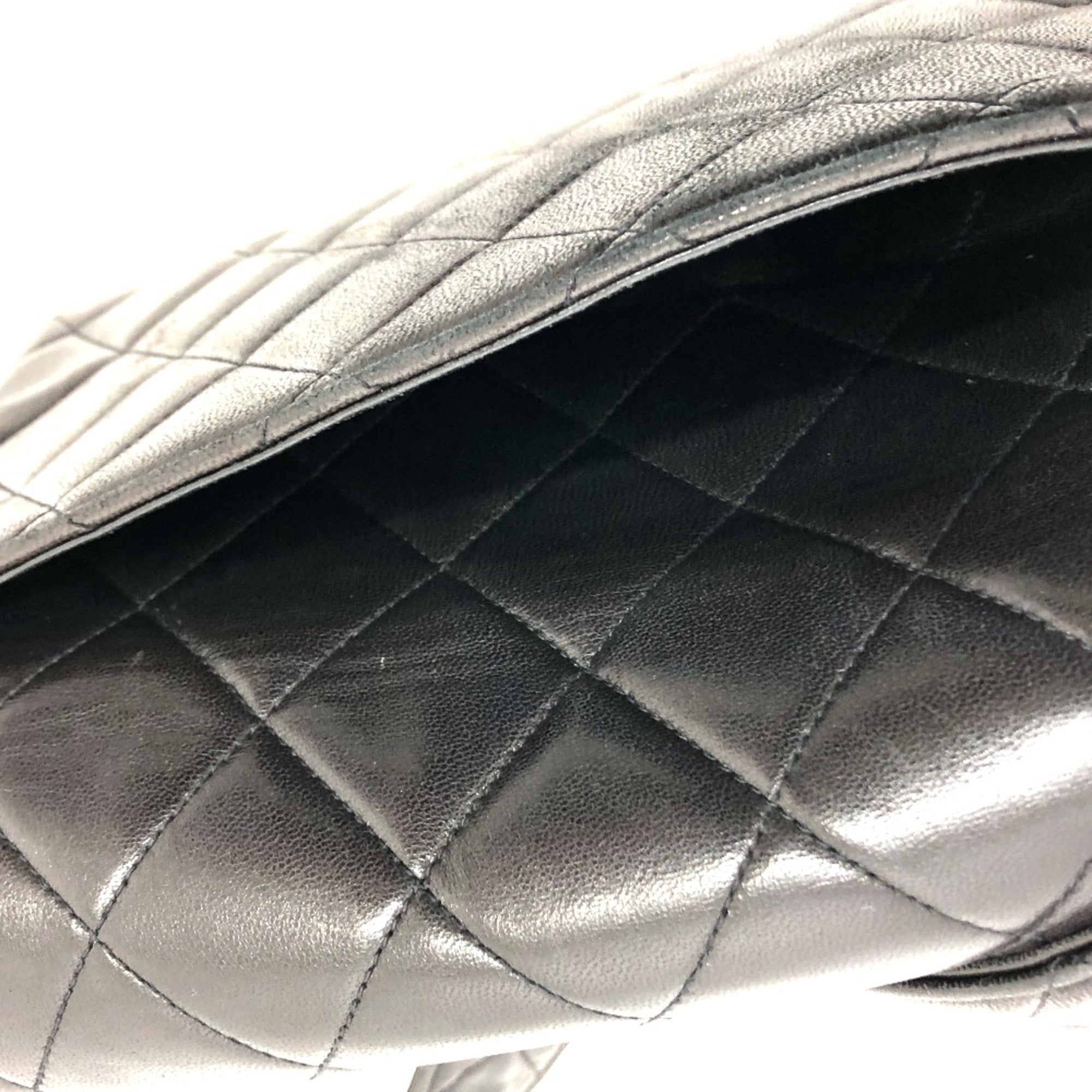 Chanel Black Leather Shoulder Bag