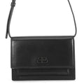 Balenciaga Black Leather Handbag Pouch Shoulder