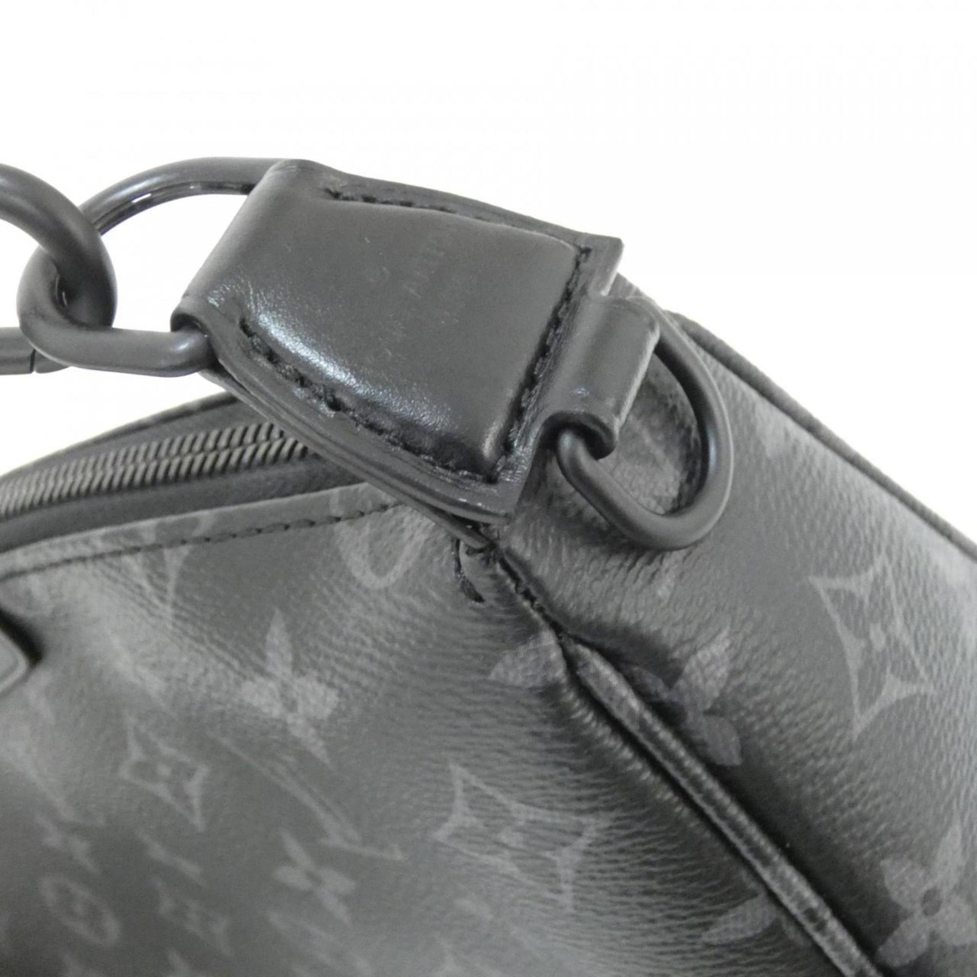 Louis Vuitton Black Coated Canvas Pochette Shoulder Bag