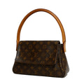 Louis Vuitton Handbag Monogram Mini Looping Br Women's Leather