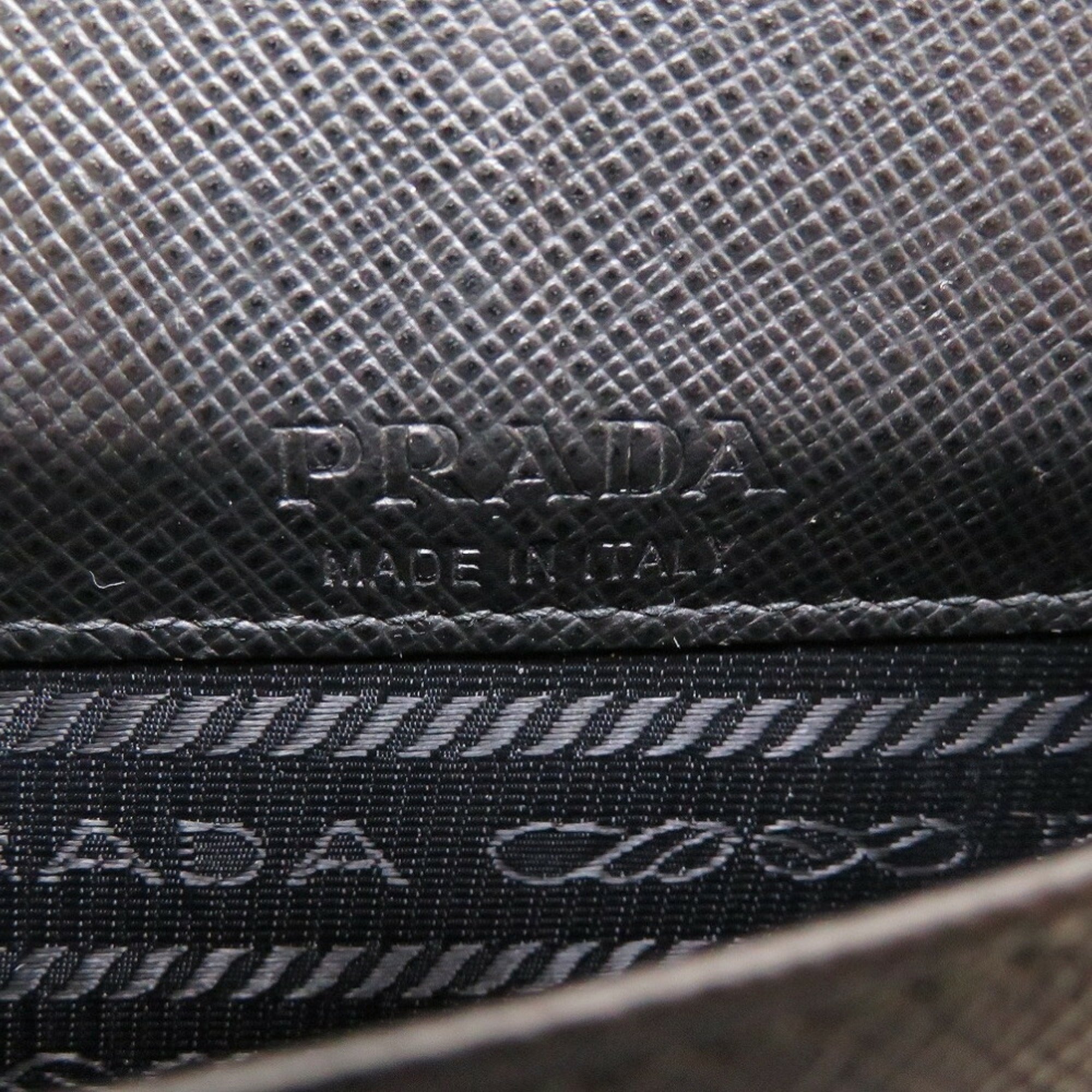 Prada Black Leather Shoulder Bag