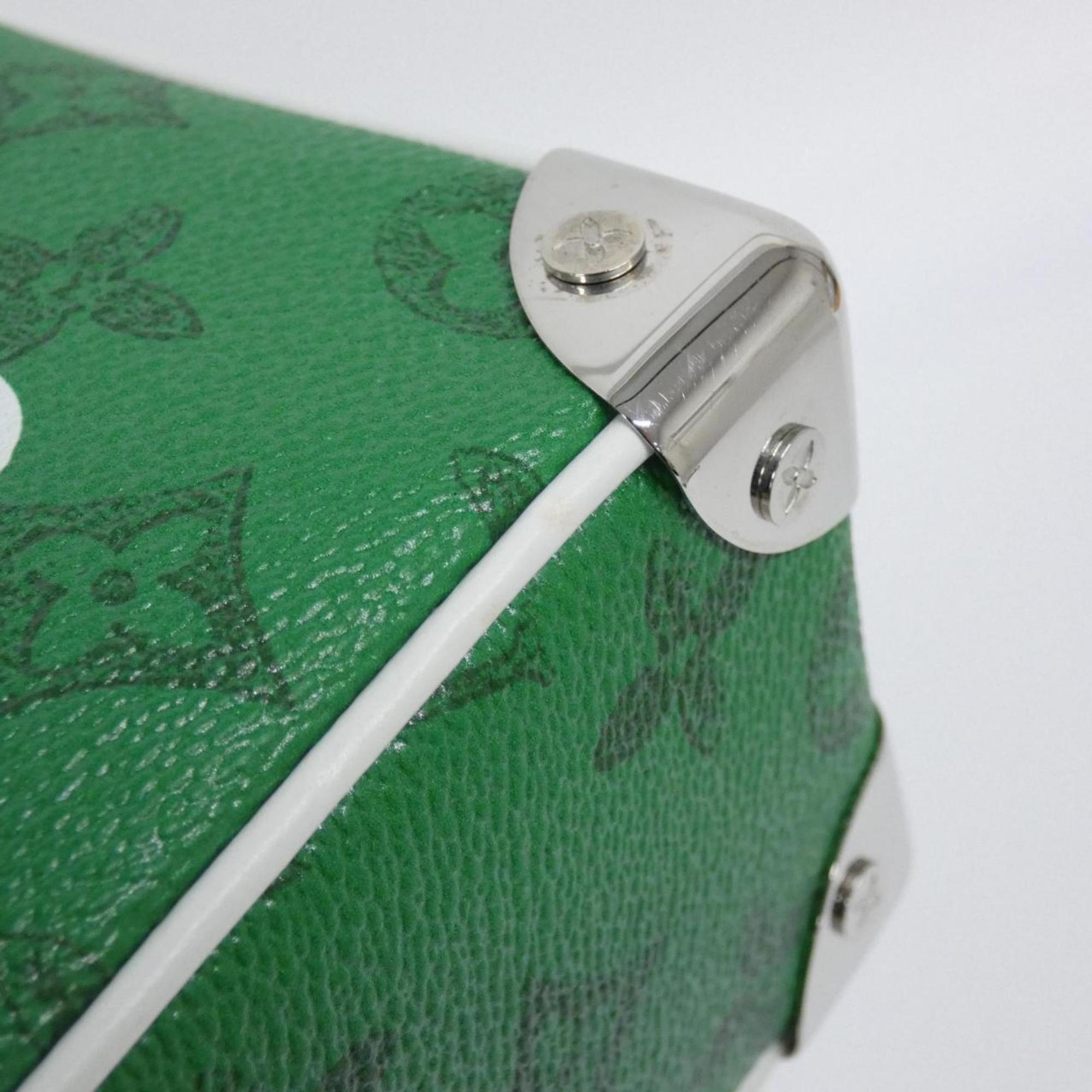 Louis Vuitton Green Vert Coated Canvas Shoulder Bag