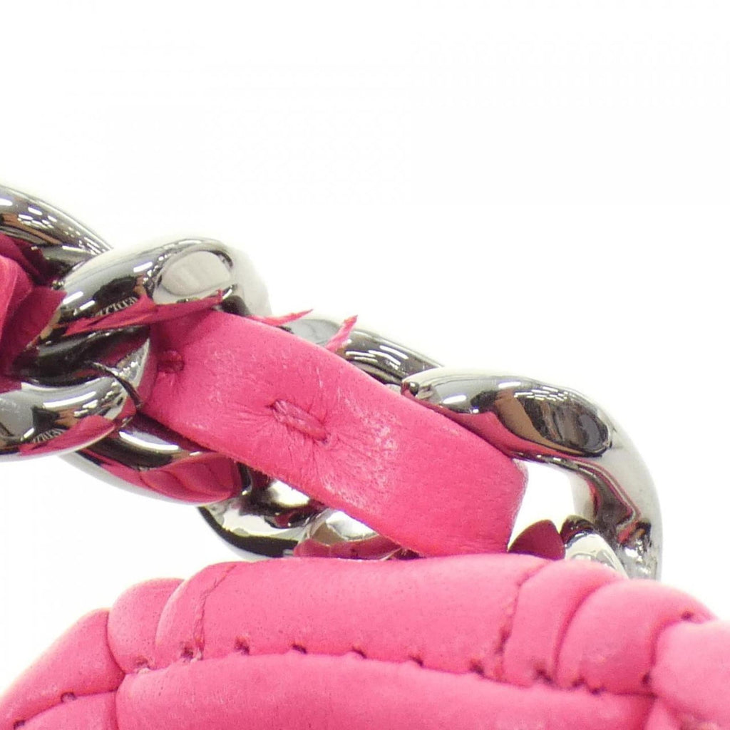 Chanel Pink Leather Shoulder Bag