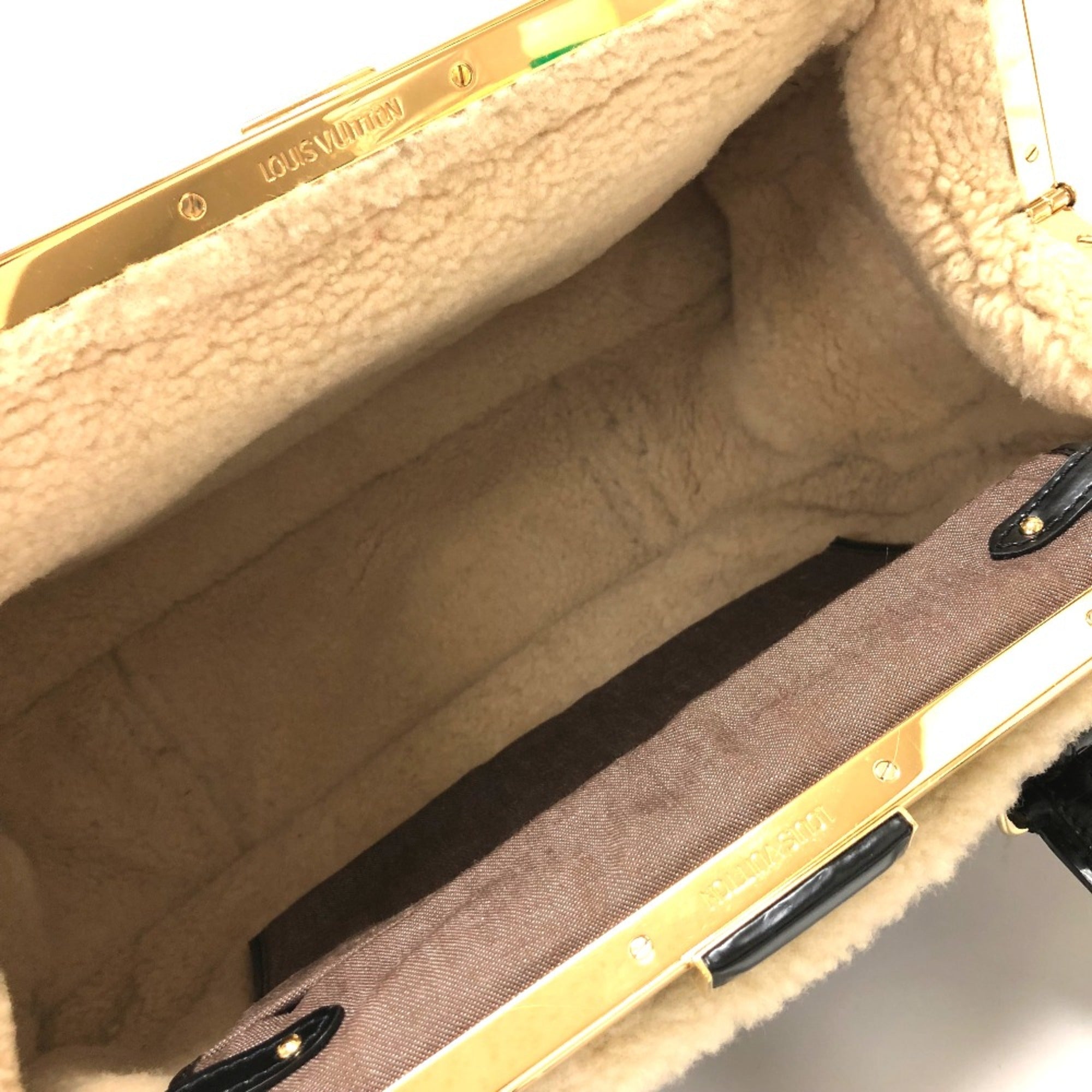 Louis Vuitton Brown Leather Handbag