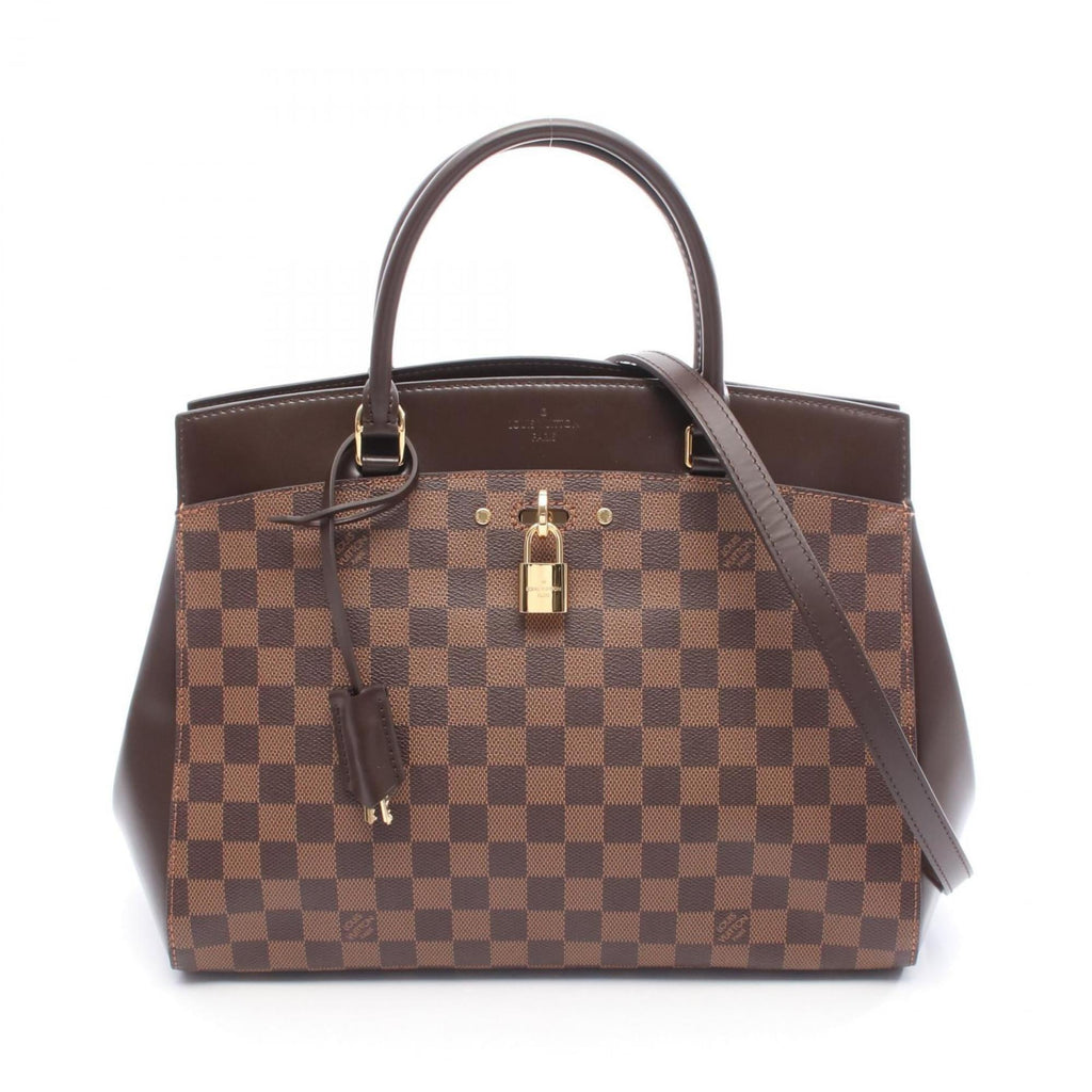 Louis Vuitton Brown Damier Canvas Ebene Coated Canvas Leather Handbag