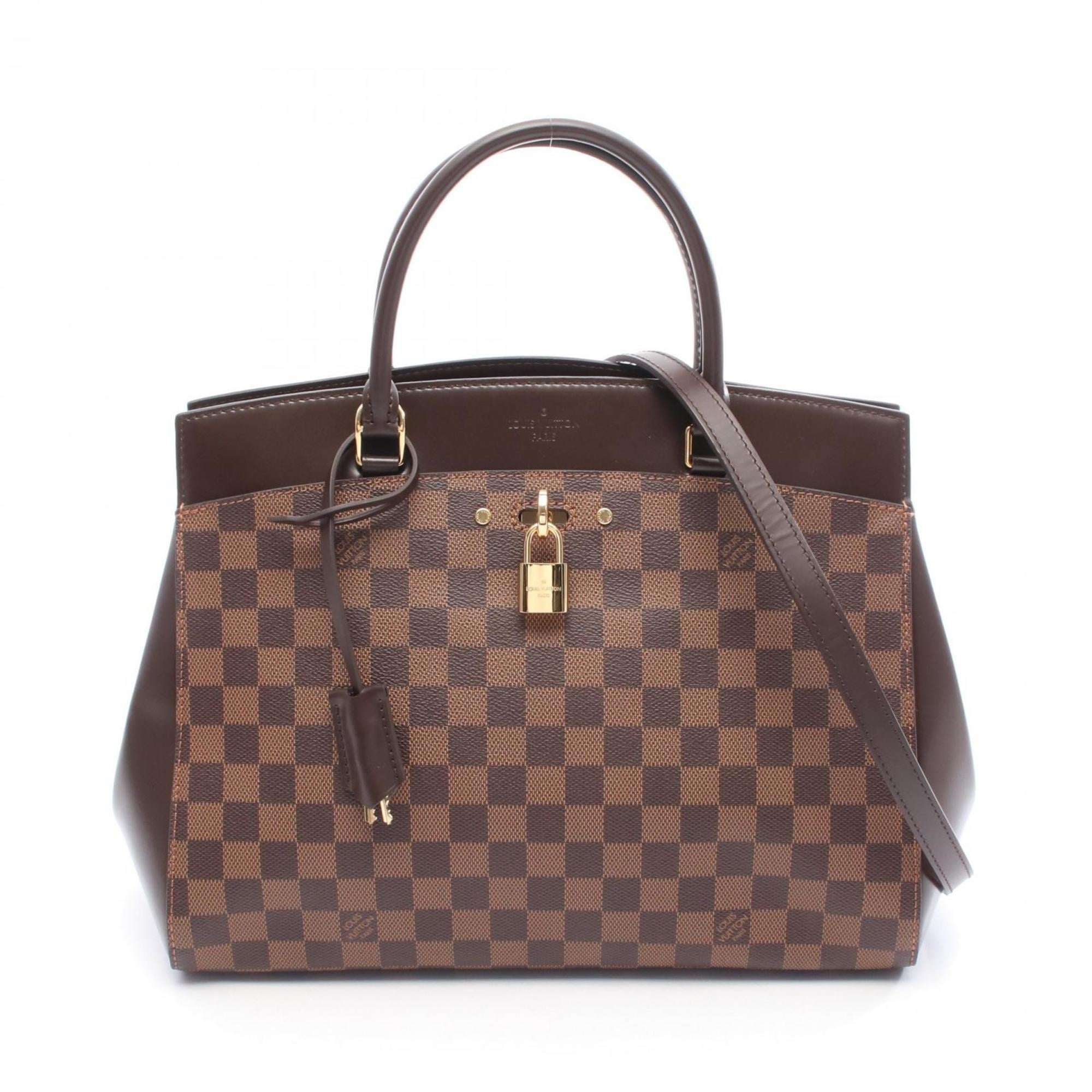 Louis Vuitton Brown Damier Canvas Ebene Coated Canvas Leather Handbag