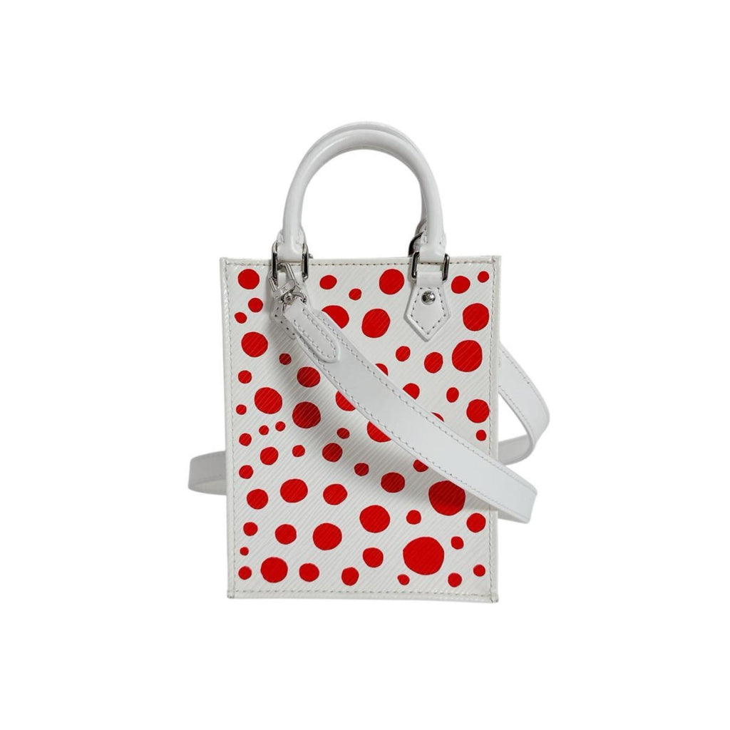 Louis Vuitton White Epi Leather Handbag Shoulder Bag