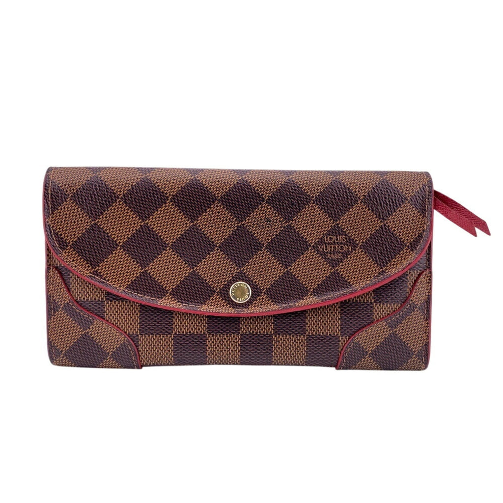 Louis Vuitton Damier Brown Damier Canvas Damier Canvas Long Wallet