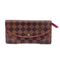 Louis Vuitton Damier Brown Damier Canvas Damier Canvas Long Wallet