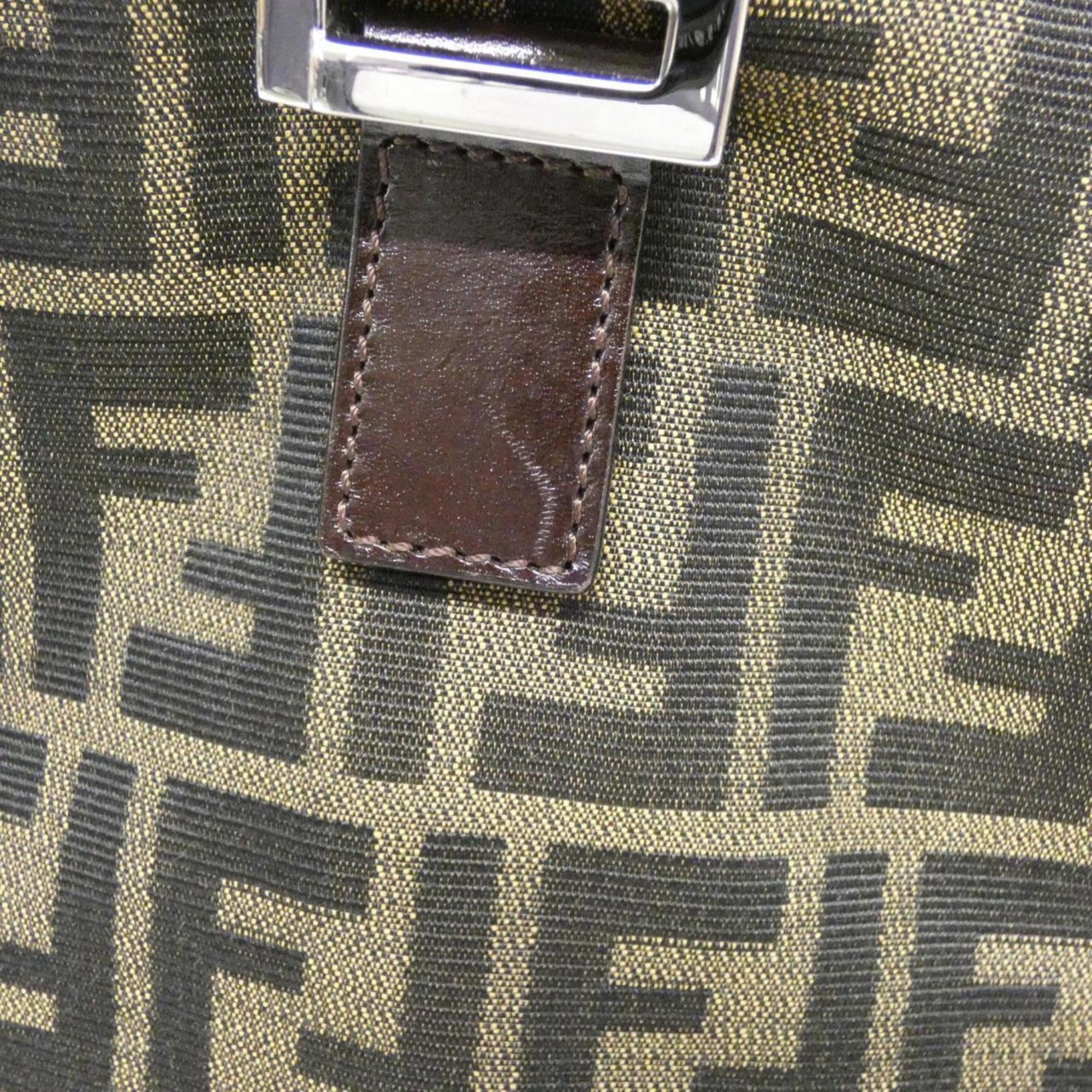 Fendi Brown Canvas Handbag