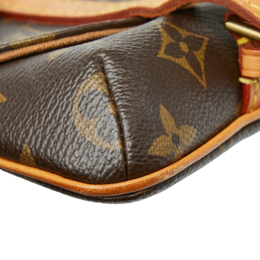 Louis Vuitton Brown Pvc Leather Fanny Pack Pochette