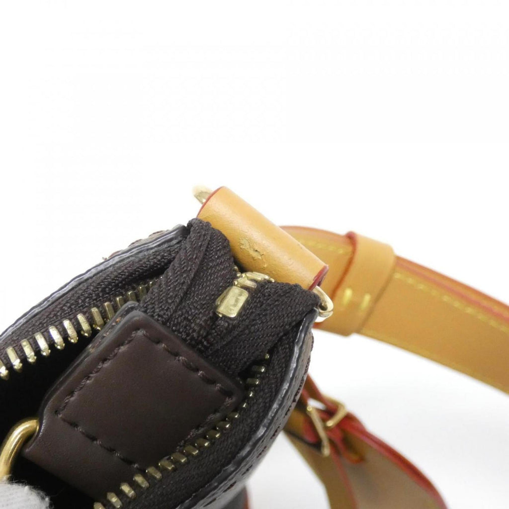 Louis Vuitton Brown Coated Canvas Shoulder Bag
