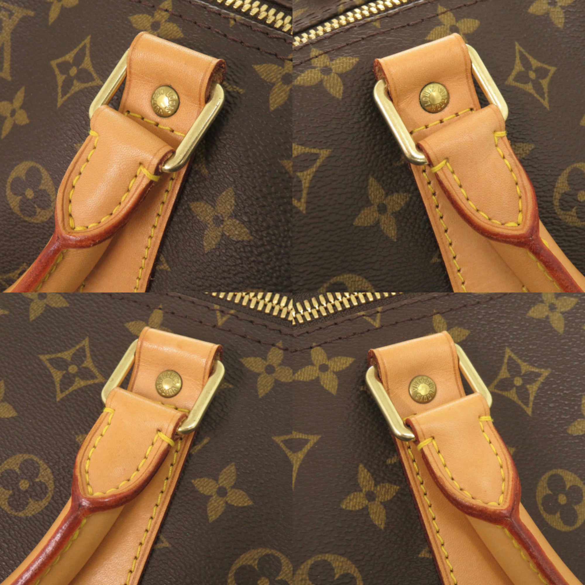 Louis Vuitton Brown Monogram Canvas Boston Bag