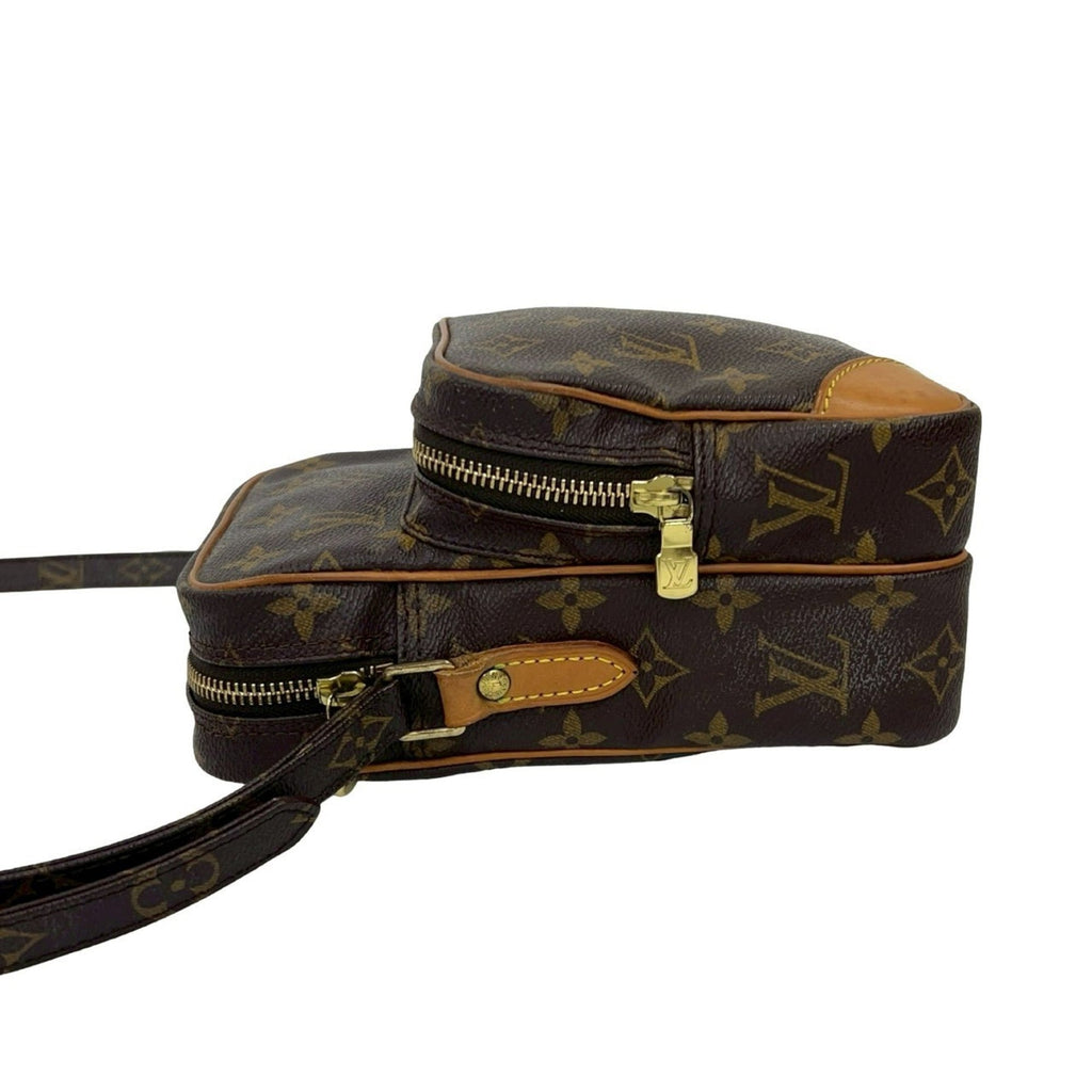 Louis Vuitton Brown Leather Pvc Pochette Shoulder Bag