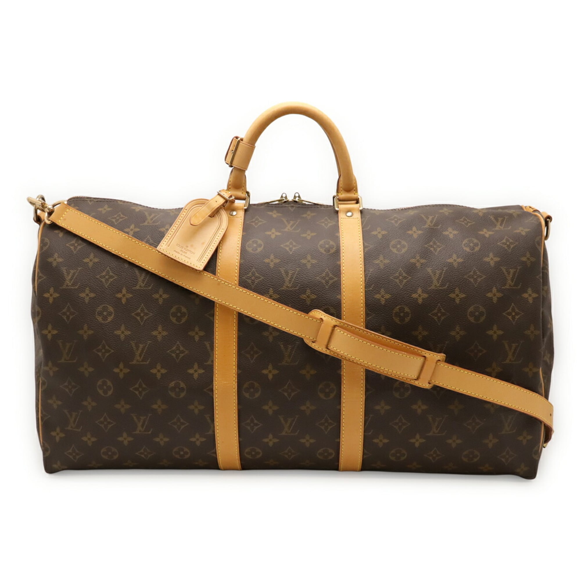 Louis Vuitton Brown Monogram Canvas Boston Bag Shoulder Bag