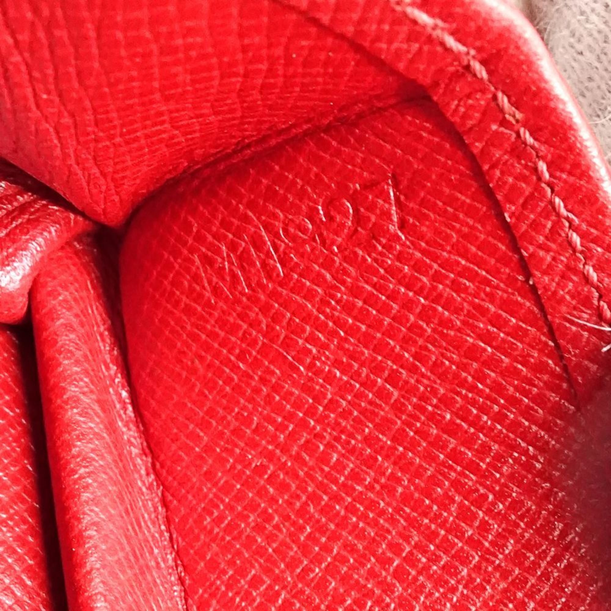 Louis Vuitton Castilian Red Epi Leather Coin Purse/Coin Case