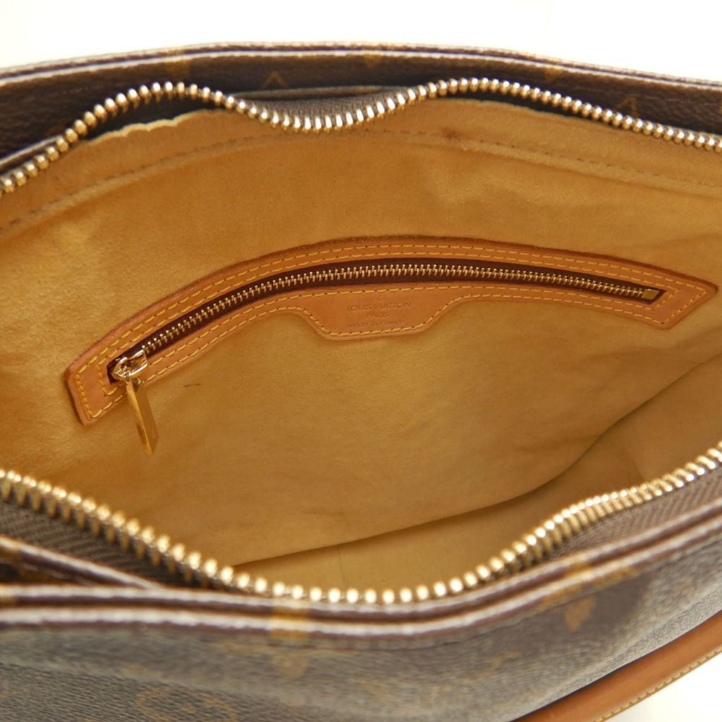 Louis Vuitton Monogram Brown Pvc Shoulder Bag