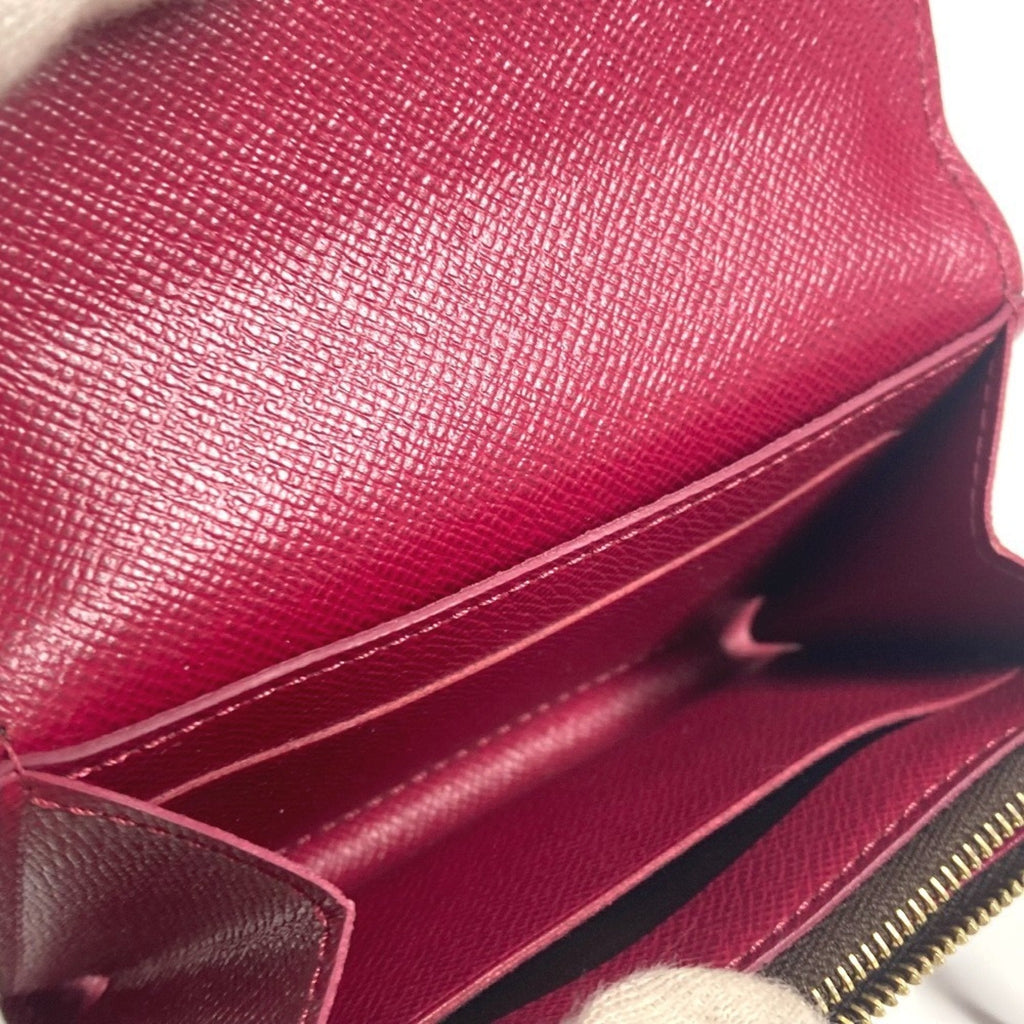 Louis Vuitton Brown Pink Metal Wallet
