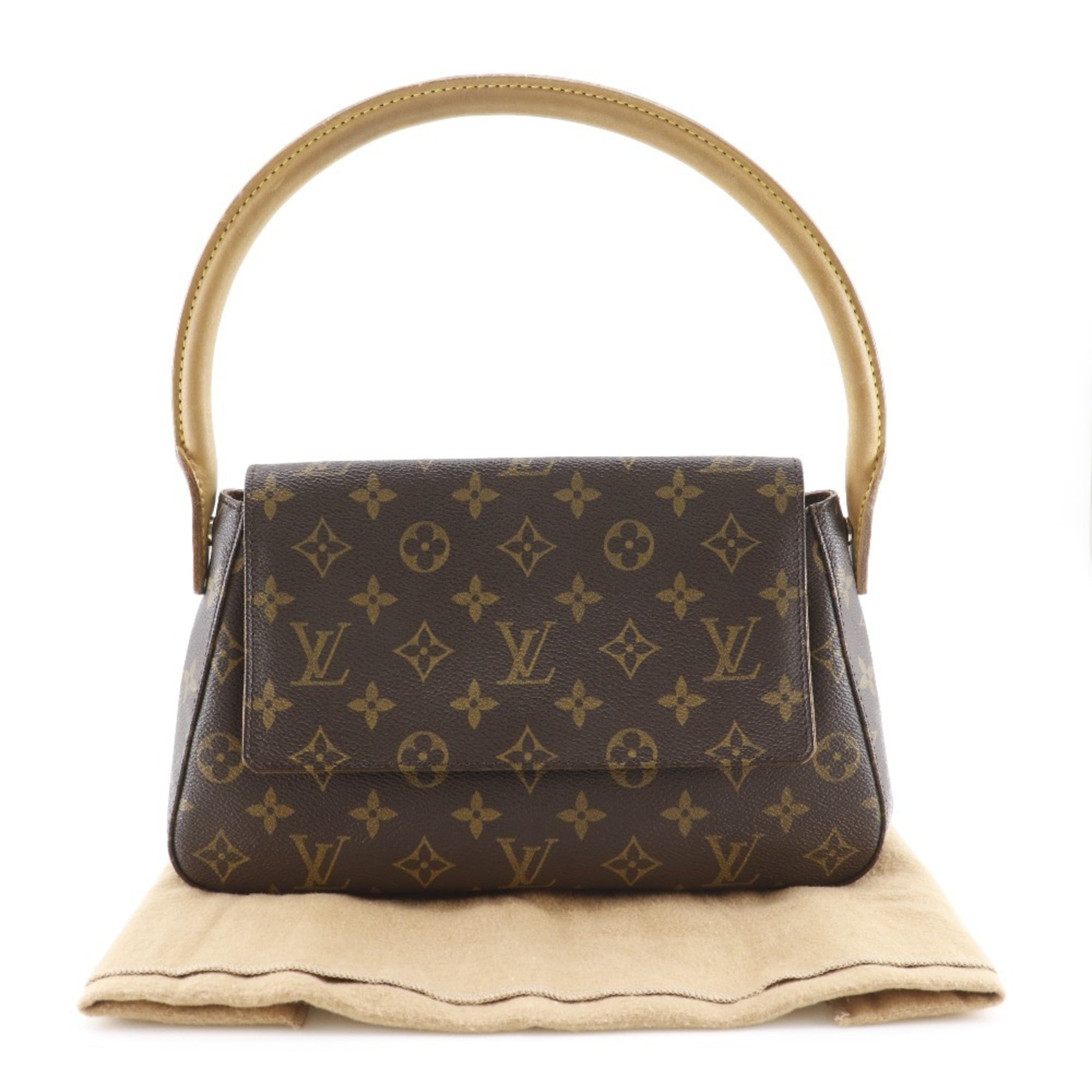 Louis Vuitton Brown Monogram Canvas Shoulder Bag