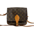 Louis Vuitton Brown Leather Pvc Shoulder Bag