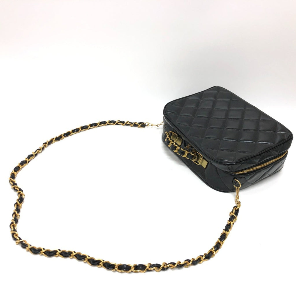 Chanel Black Patent Leather Handbag