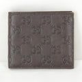 Gucci Brown Leather Long Bill Wallet (Bi-Fold) (Pre-Owned)