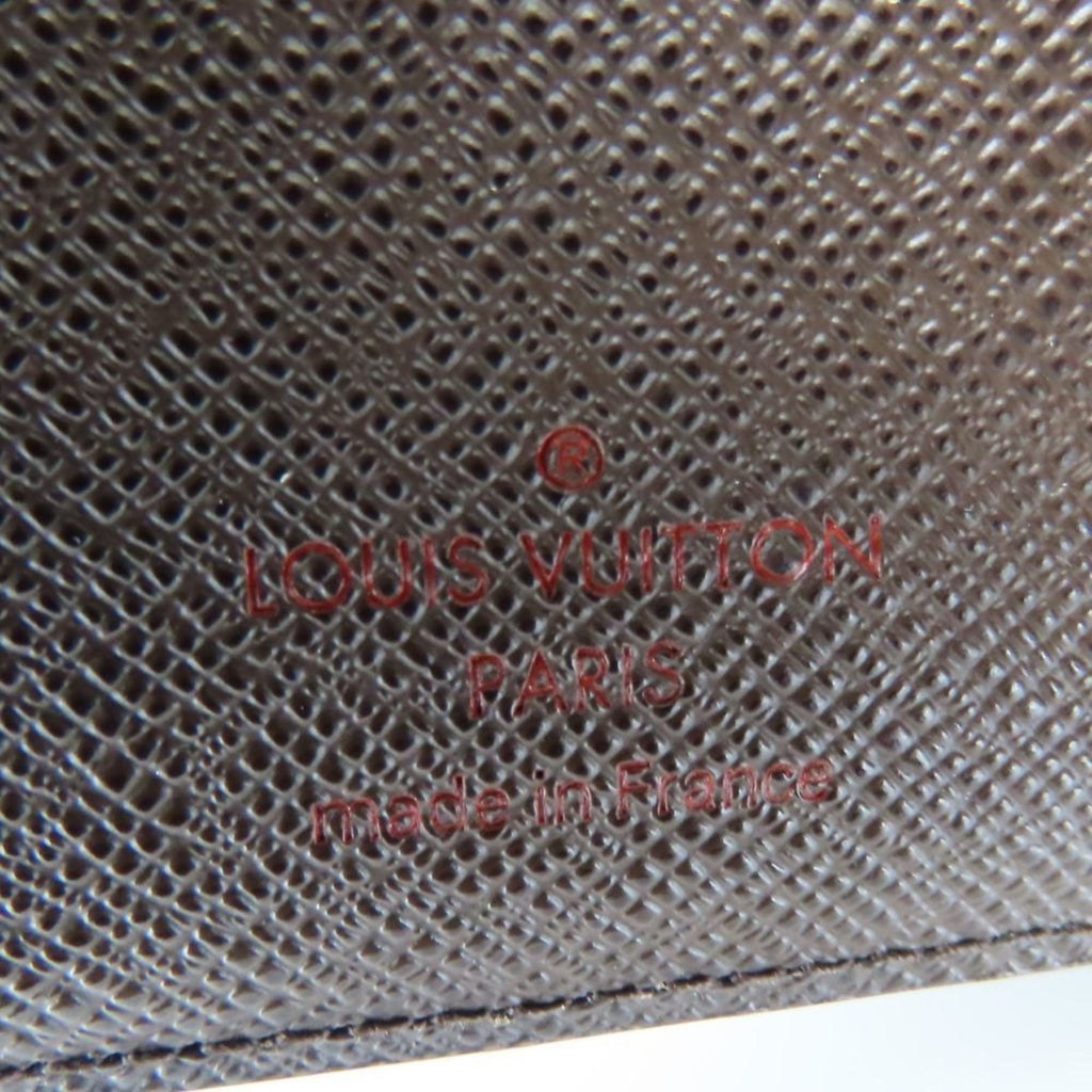 Louis Vuitton Brown Damier Canvas Ebene Damier Canvas Wallet (Tri-Fold)