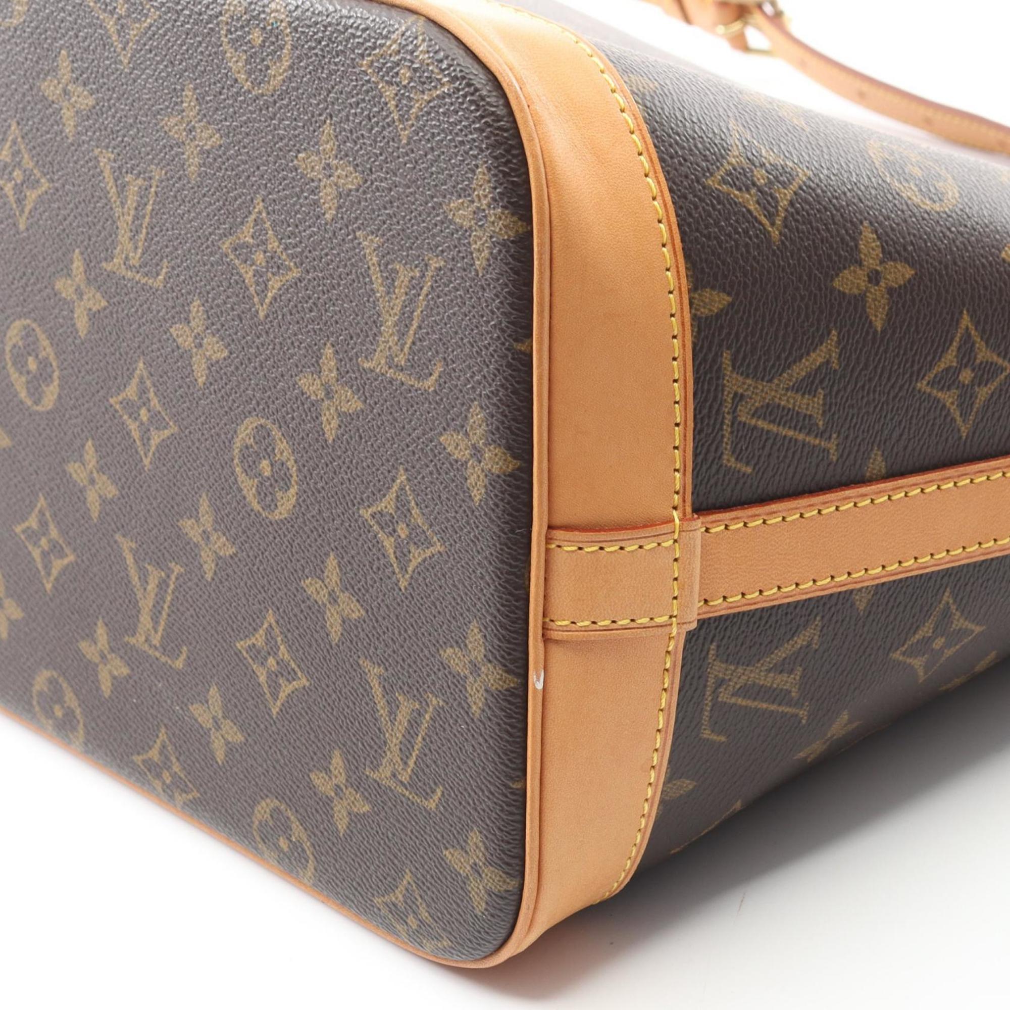 Louis Vuitton Brown Monogram Coated Canvas Leather Shoulder Bag