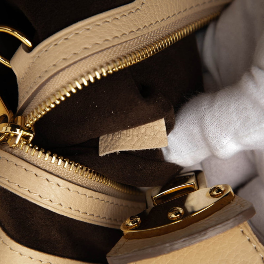 Louis Vuitton Beige Opal Leather Handbag