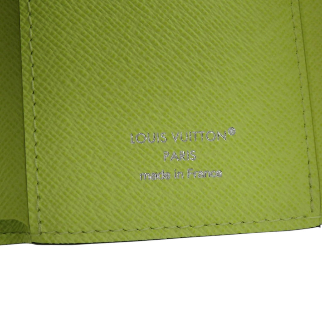 Louis Vuitton Black Fluorescent Yellow Monogram Wallet (Tri-Fold)
