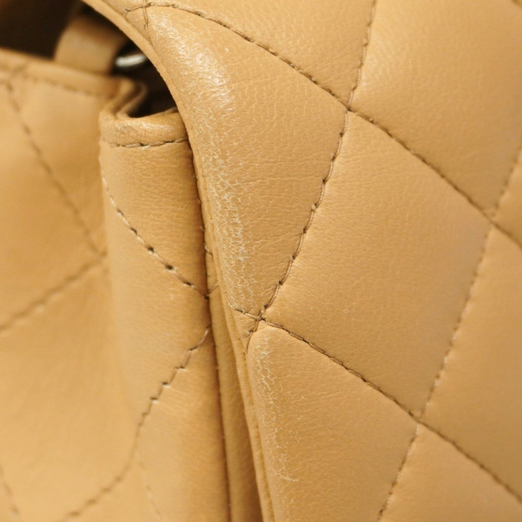 Chanel Beige Leather Shoulder Bag