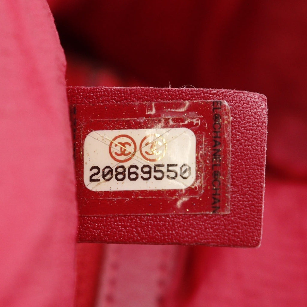 Chanel Red Color Nylon Backpack