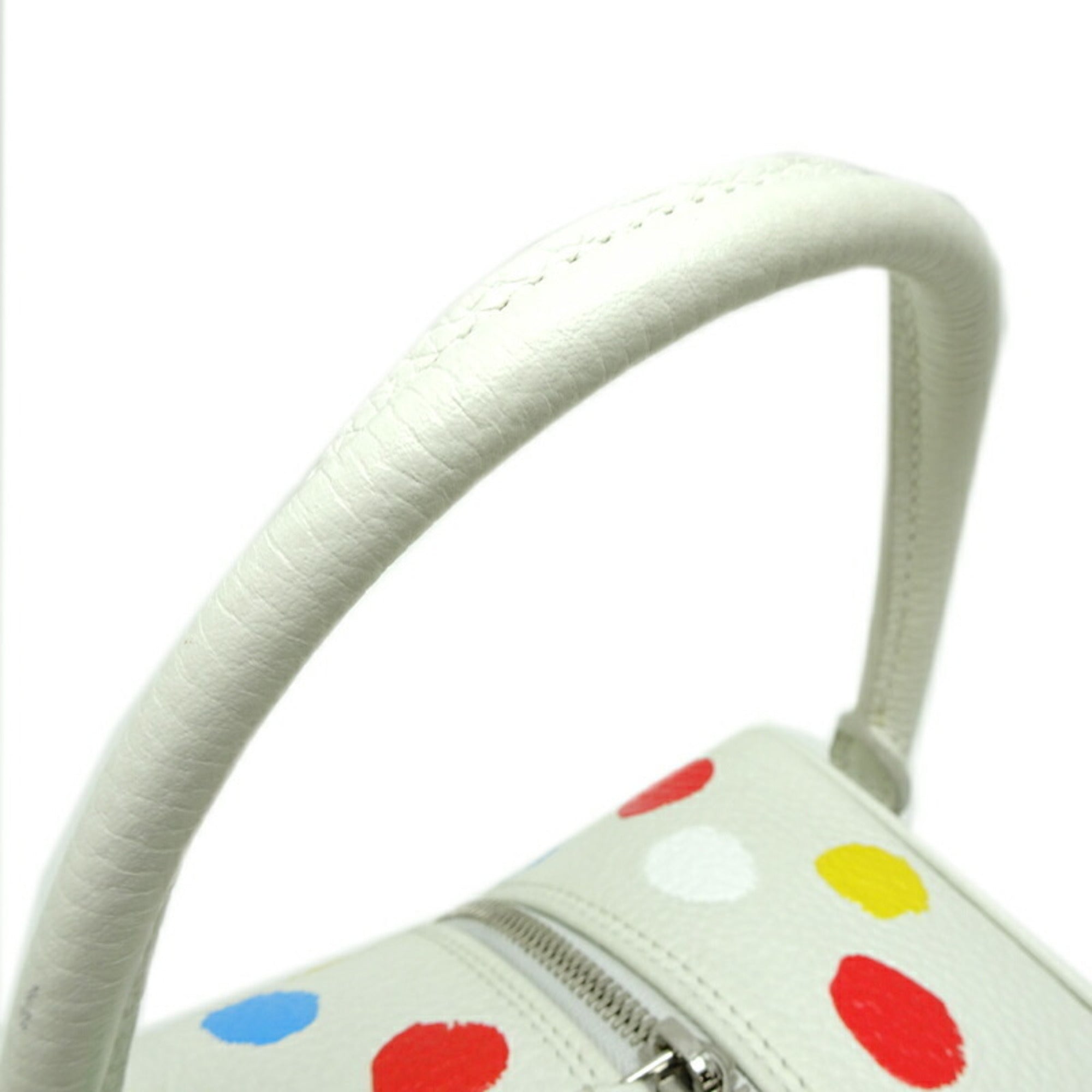 Louis Vuitton Multi-Color White Leather Shoulder Bag