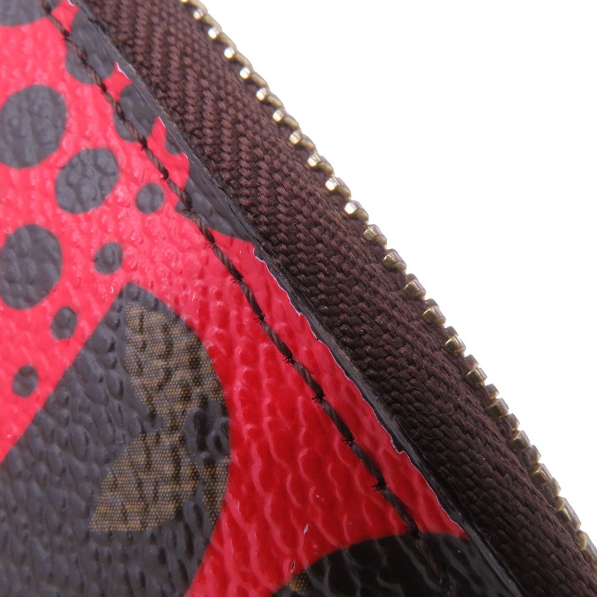 Louis Vuitton Monogram Red Color Monogram Long Wallet