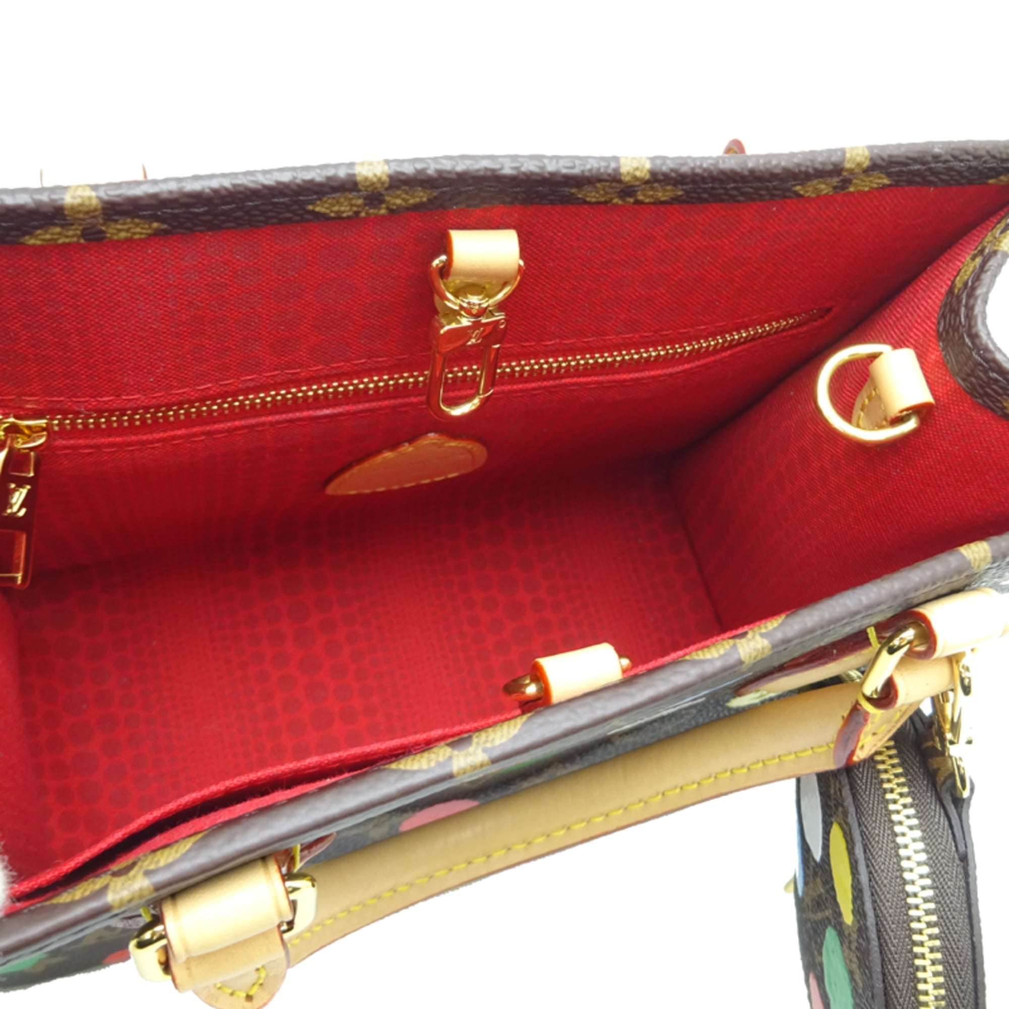 Louis Vuitton Yayoi Kusama Brown Multi-Color Monogram Handbag