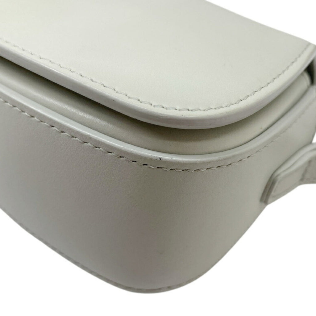 Celine Light Gray Leather Handbag