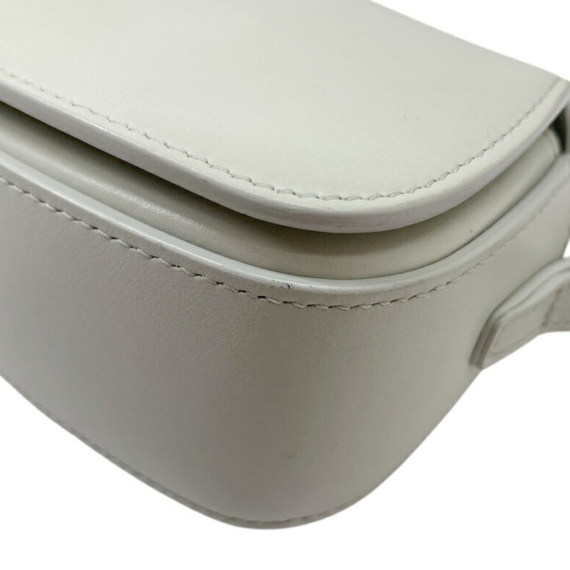 Celine Light Gray Leather Handbag